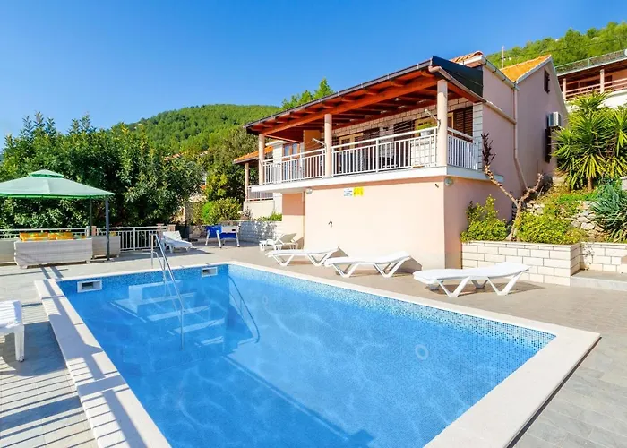 Seaside Family Friendly House With A Swimming Pool Karbuni, Korcula - 14776 *